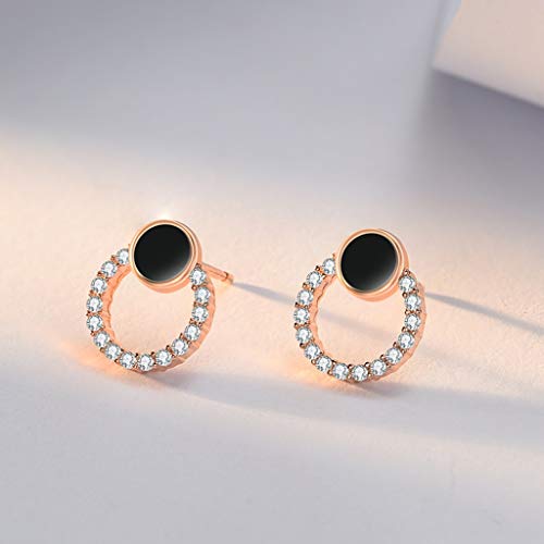 Pendientes compactos de gama alta para mujer estilo simple y salvaje de verano 2