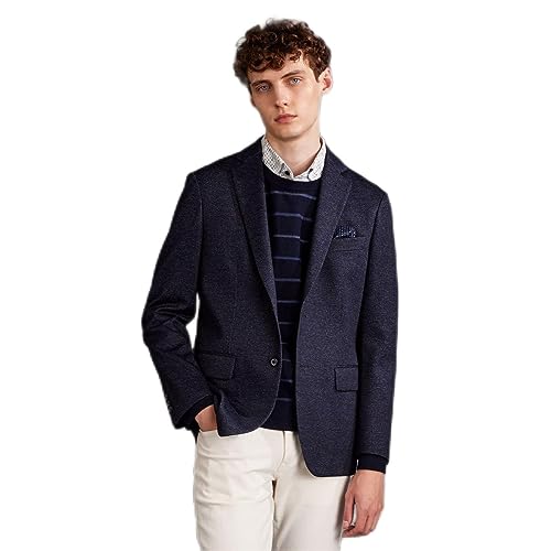 [ジョセフアブード] ストレッチ ツィーディージャージ ジャケット ネイビー系 S