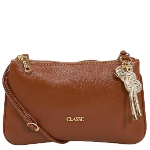Bolsa Feminina Tiracolo Pequena Classe Couro