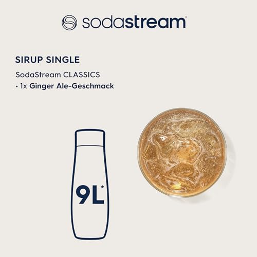 SodaStream CLASSICS Ginger Ale | Sirup | Sekundenschnell zubereitet & immer frisch | Ergibt ca. 9 Liter | 440 ml Flasche | 1er-Pack 3