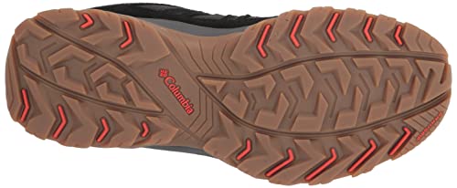 Columbia Men's Redmond III Waterproof Hiking Shoe, Dark Grey/Black, 10.5