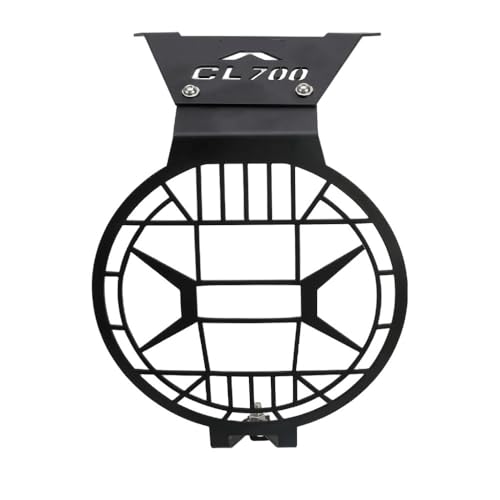 Grille de protection phare moto 700 CL-X pour éviter les bris d'optique en road-trip