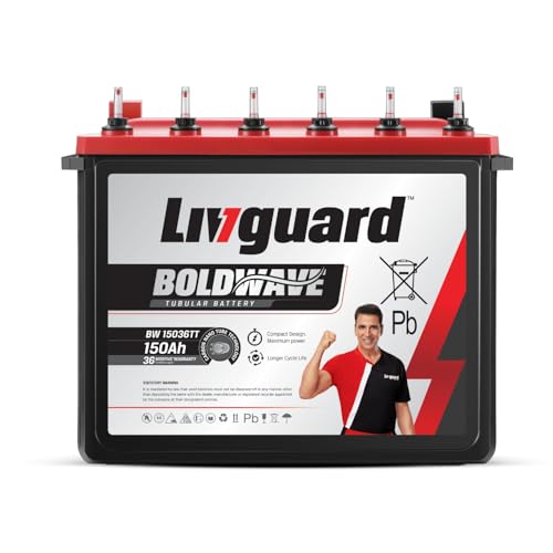Livguard Value Plus Bold Series 150Ah Tall Tubular Inverter Battery | 36 Month Warranty | Reliable Power Backup for Home, Office, and Shops | Compatible with All Inverter Types