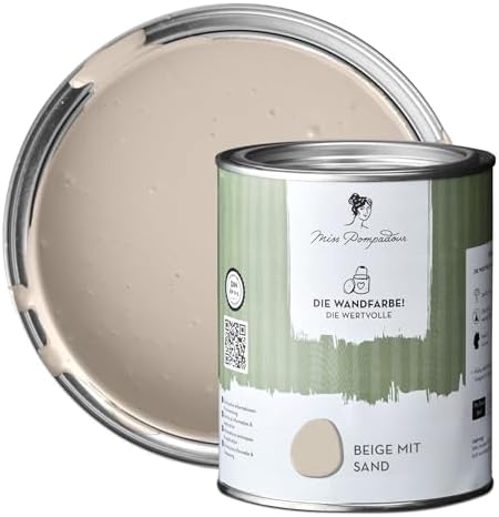 MissPompadour Elegant Matte Wall Paint Beige with Sand 1L - Very ...