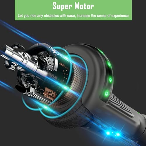Image of CBD Scooter with Corlorful LED Lights,6.5 inch Wheels, Dual 300W Motor Scooter for Kids Girls Boys Adults, All Ages