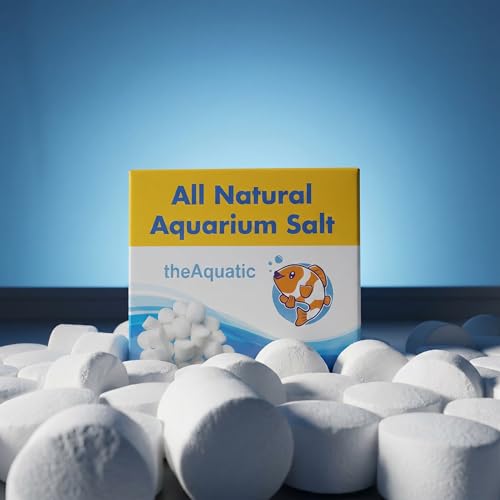 Image of Premium Aquarium Salt, Aquarium Salt Freshwater Tablets for Aquarium Water Treatments Essential Supplies (40 Tablets)