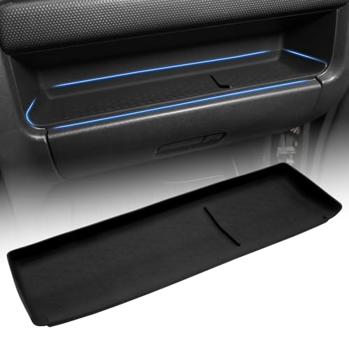 Mozan スズキ ジムニー JB23W/JB43W 専用 助手席 オープントレイマット ジムニーシエラ インパネトレイ ラバーマット ラバートレイ 滑り止め キズ防止 衝撃吸収 ガタガタ音なし 内装パーツ アクセサリー