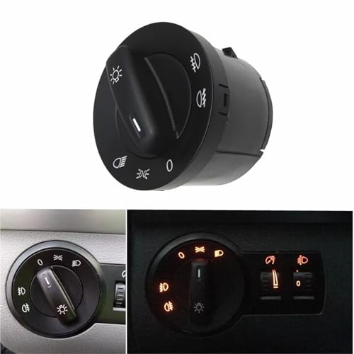 Interruptor luz faros soluciona parpadeo luces VW Golf Plus mando conmutador luces salpicadero 4