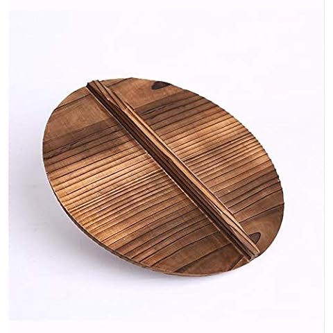 Holz Topfdeckel Pfannendeckel Kochtopfdeckel Backtopfdeckel Zedernholz Anti Verbrühungs Küche Topfdeckel Cover