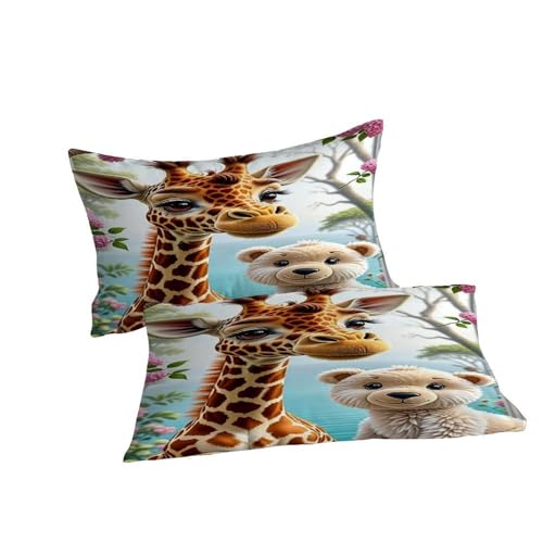 Housse de couette microfibre infroissable thème faune sauvage - 7