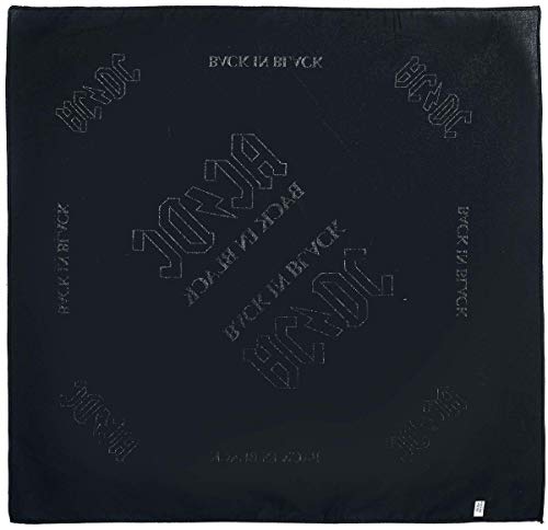 Bandana AC/DC Back in Black pañuelo de algodón que evita el sudor 2