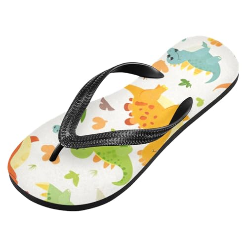 Mens Flip Flops Cute DinosaurSandal Flip Flops for Women Summer Beach Slipper 214B2640