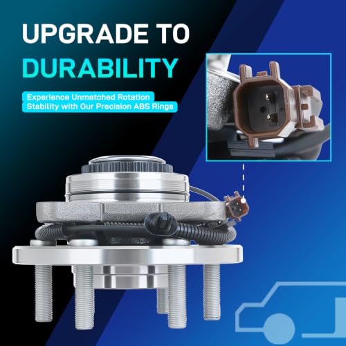 Image of BDELI 515169 4WD Front Wheel Bearing Hub Assembly for 2015-2017 Ford F-150 | Front Driver or Passenger Side Wheel Bearing, Ford F150 2.7L 3.5L 5.0L Engines, 6 Lugs w /ABS 4x4, BR931007 HA590594