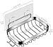 Homemaxs Soap Dish, 2021 Soap Dish for Shower with Hook, 304 Stainless Steel Wall Mounted Bar Soap Holder for Bathroom Kitchen- Powerful Adhesive No Drilling