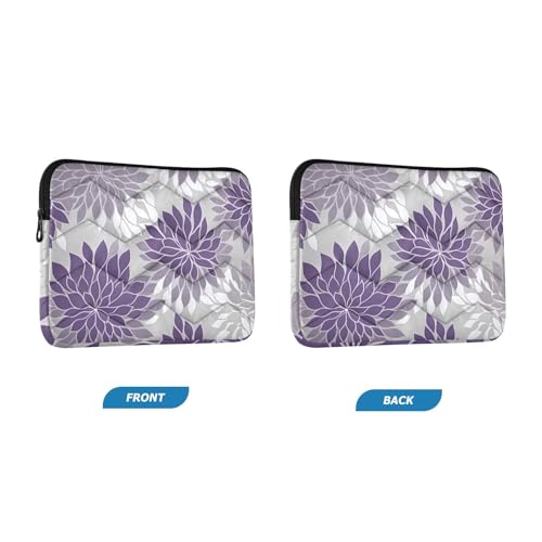 Funda para portátil floral lilac 13-14 pulgadas resistente y impermeable miniatura 2