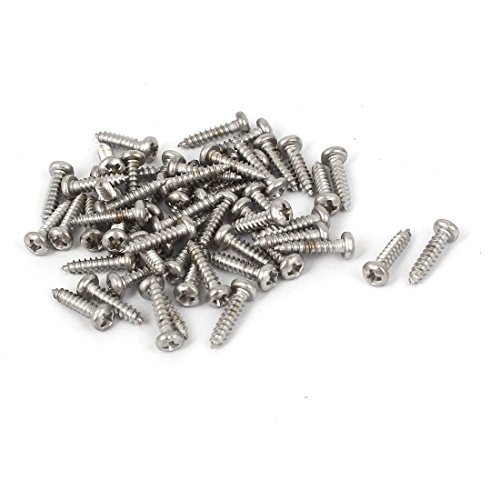 Tornillo autorroscante acero inoxidable 50 pcs M2.2x9.5 mm