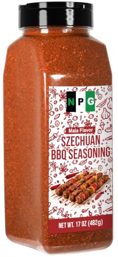 NPG Mala Szechuan BBQ Seasoning Powder 17 Oz, Spicy & Tingling Flavor