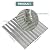Soulscrafts Beveled Mirror Glass Strip Tile, 12x12 Inch Mirror Backsplash Silver Tiles for Kitchen Bathroom Wall Pool 5 Sheets