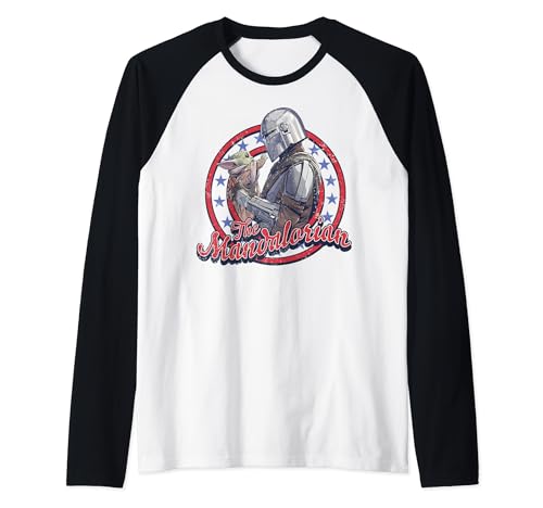 T-shirt Mando & Grogu de baseball Star Wars anti-déformation