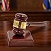 Gavels Fast Wooden Gavel with Custom Personalized Band and Optional Sound Block