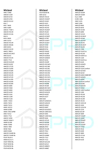DL-pro 2 x Stoßdämpfer für Whirlpool Bauknecht Ignis Privileg Hanseatic 481252918063 Dämpfer Reibedämpfer für Waschmaschine