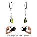Cute Avocado Keychain Set for Bestfriends and Couples - Matching Keyrings Fits Like A Puzzle. A Perfect Gift for All Occasions, Valentines, Birthdays and More!