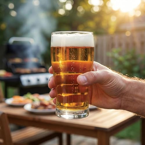Restaurantware 16 oz Tulip Beer Pint Glass, 12 Pack by Restaurantware - Image 5