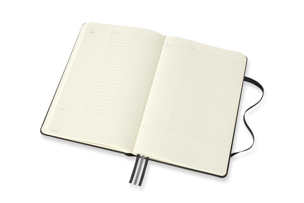 Moleskine Pro Project Planner, Agenda Professionale e Taccuino per Obiettivi, Agenda Produttività per Progetti e Project Management, Copertina Rigida, Formato Large 13 x 21 cm, Colore Nero, 288 Pagine