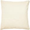 Juvale Canvas Covers for Throw Pillows - 17 x 17 in, Cream, Pack of 4, Cotton - Hidden Zipper & Customizable Cases for Couch Pillows & Embroidery Blanks