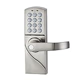 HAIFUAN Right Hand Digital Keypad Door Lock with Backup Keys, Electronic Keyless Entry by Password Code Combination(for Right Handed Doors Only)
