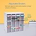 SANFURNEY Marker Pen Organizer Holder for 240 Markers, Craft Art Supply Storage Rack, Desktop Art Marker Pens Colored Pencils Holder Storage Case for Home Classroom Office