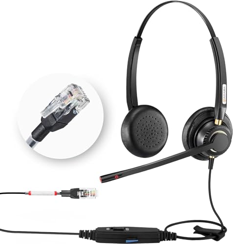 Casque téléphonique avec microphone antibruit RJ9 Arama pour Cisco 7821 7945G 7962G 8841 fixe