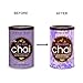 Orca Spice Reduced Calorie Chai Tea Latte Mix, 11.9 Oz, Black Tea, Organic Spices, Sugar Free, Dairy Free, Serve Hot or Cold, Just Add Water or Milk, 18 Servings