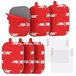 FIXCHORD Dash Cam Sticky Pads, 6Pcs Dash Cam Mount Adhesive Pads, Dashcam Sticky Pads for Nextbase, Double Sided Sticky Pads Compatible with Nextbase Series 2-122,222X,222XR,322GW,422GW,522GW,622GW