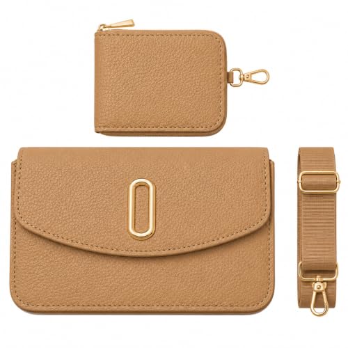 Image of Women's Crossbody Bag with Matching Wallet & Adjustable Strap