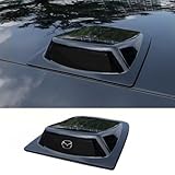 MXYUANHANG Decorazione Radar Laser Tetto per Mazda 3 BM/BN I 2013-2019, Copertura Finto Lidar Auto Accessori Esterno Styling Nero Lucido