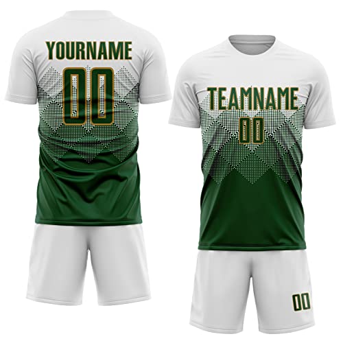 Customize Boy's Soccer Jersey Football Uniforms Custom with Any Name Number Youths/Big Kids