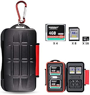 Kiorafoto 28 Slots Professional SD CF MSD Memory Card Holder Storage Case Protector