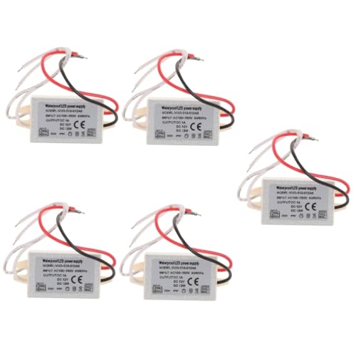 UKCOCO 5 Unidades Motorista De Led Cc Driver De Led De Corrente Constante Plugue Led Adaptador Led P
