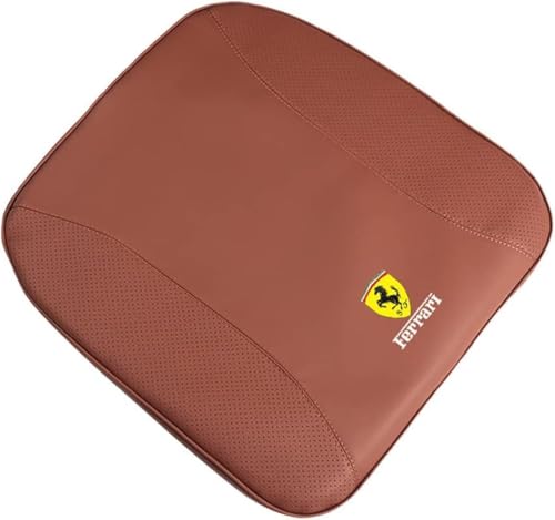 YLINNB Cuscino Sedile Auto per Ferrari 12Cilindri / 296 / SF90 /F80 /Roma/Purosangue/ F244, Cuscino Sedile Conducente Comodo Antiscivolo Cuscino Seggiolino Auto Accessori Decorativi,E