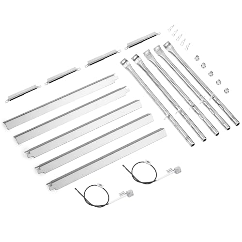 463448021 Heat Tents Performance 5 Burner Grill Replacement Parts for Charbroil Grill Parts 463229021 463229521 463449021 463459021 463450022 463458021 G432-8S01-W1 Electrode G327-2100-W1 G325-0002-W1