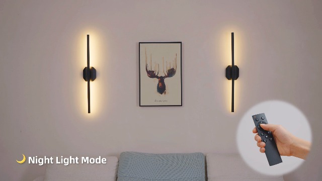 Wall Sconces Set of Two Battery Operated Wall Sconce,Wireless Wall 