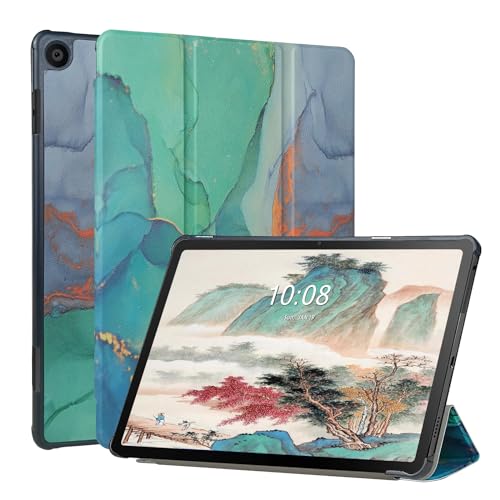 FANSONG Case for Lenovo Tab M10 Gen 3 2022, Tablet Cover for Lenovo Tab M10 3rd Gen (TB-328FU TB-328XU) 10.1 inch Hard PC With Auto Wake/Sleep Slim Smart Protective Cover Flip Stand (Green)