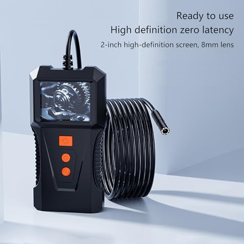 Cámara boroscopio de mano de 2 pulgadas impermeable para revisar tuberías 2