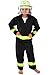 Produktbild Feuerwehr Mann mit Helm Kinder Kostüm 134 - 140 für Fasching Karneval Feuerwehrmann Feuerwehranzug