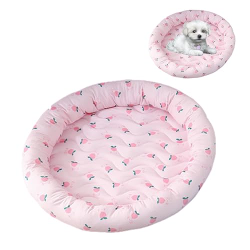 Wisylizv Sommarfel för husdjur – 70 cm kattvattenmatta med kylningseffekt | Bomull PP anti-halk – kall matta | hopfällbar madrass för katter | Användning för bilkennel