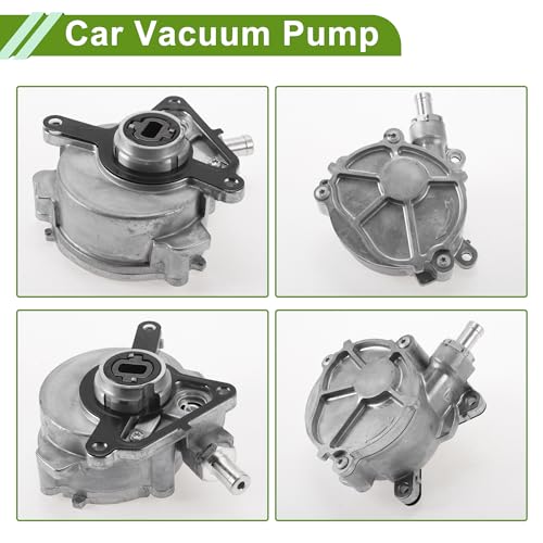 Bomba de Vacío para Frenos N.o 95511005002, Bomba de Vacío para Motor para Porsche Cayenne 2011-2017 3.6L V6, Aleación de Aluminio, Tono Plateado, 1 Unidad miniatura 6