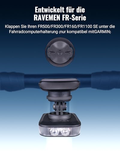 RAVEMEN AGM04 Befestigungslasche Zubehör für die FR500 kompatibel mit Garmin Halterung