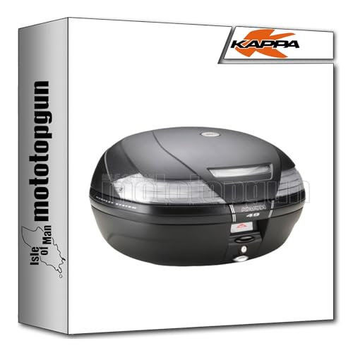 Maleta Kappa K49NT Tech baúl trasero de moto negro Mototopgun