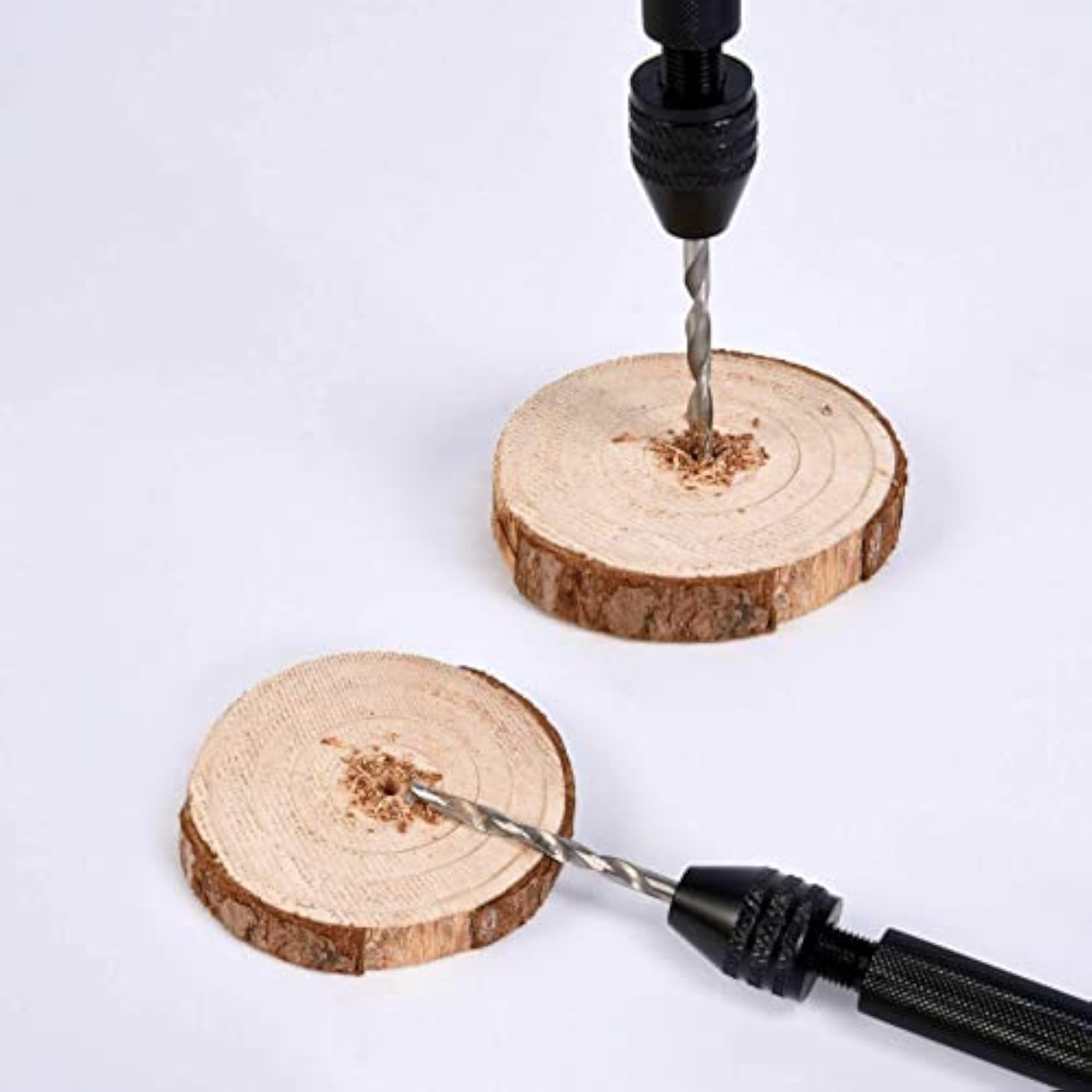 20 Pcs Mini Micro Twist Drill Bits 0.5Mm-3Mm with Aluminum Hand Drill